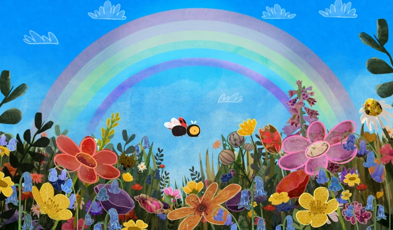LADYBIRD AND BEE THUMBNAIL